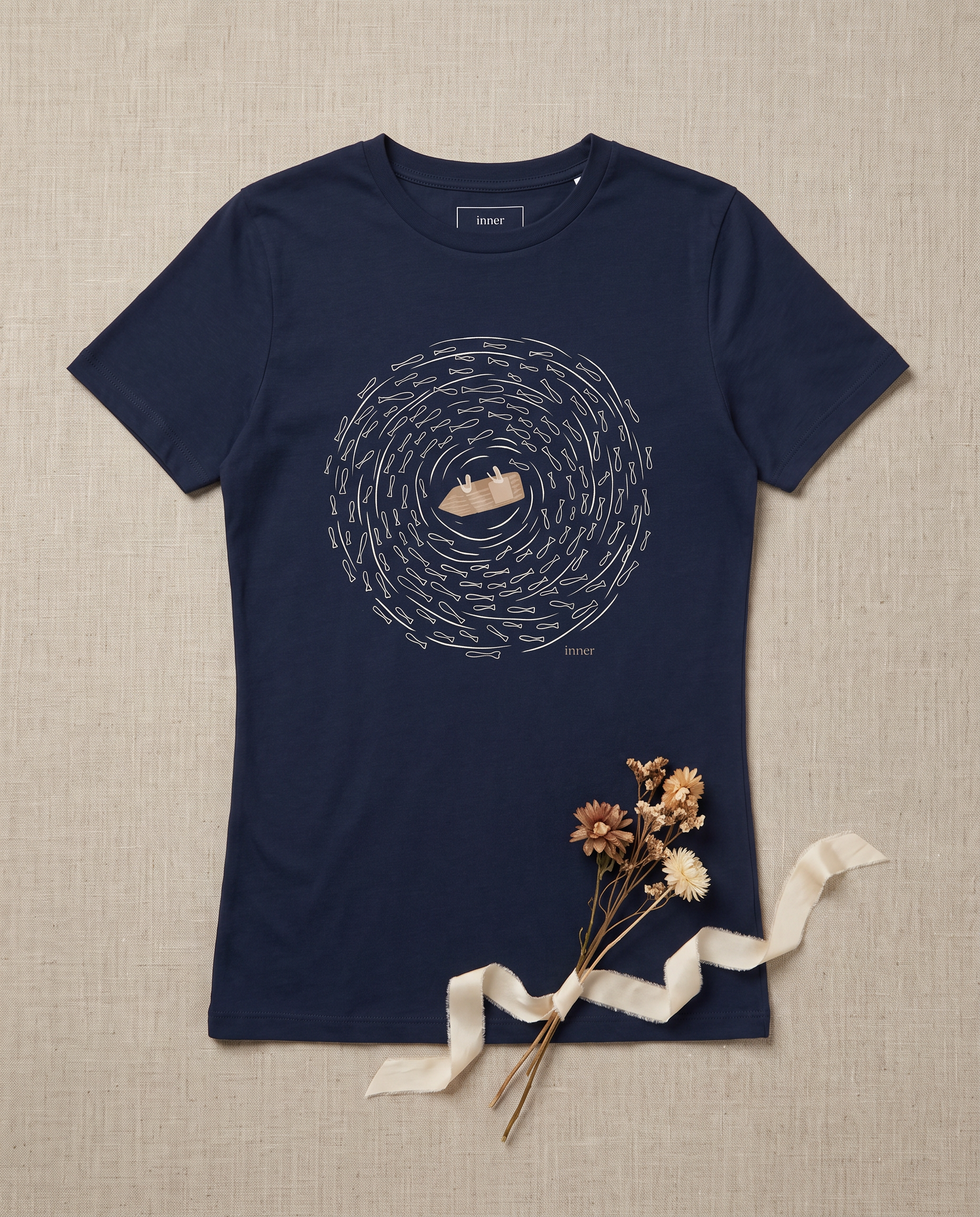 Into the Deep Tee - French Navy