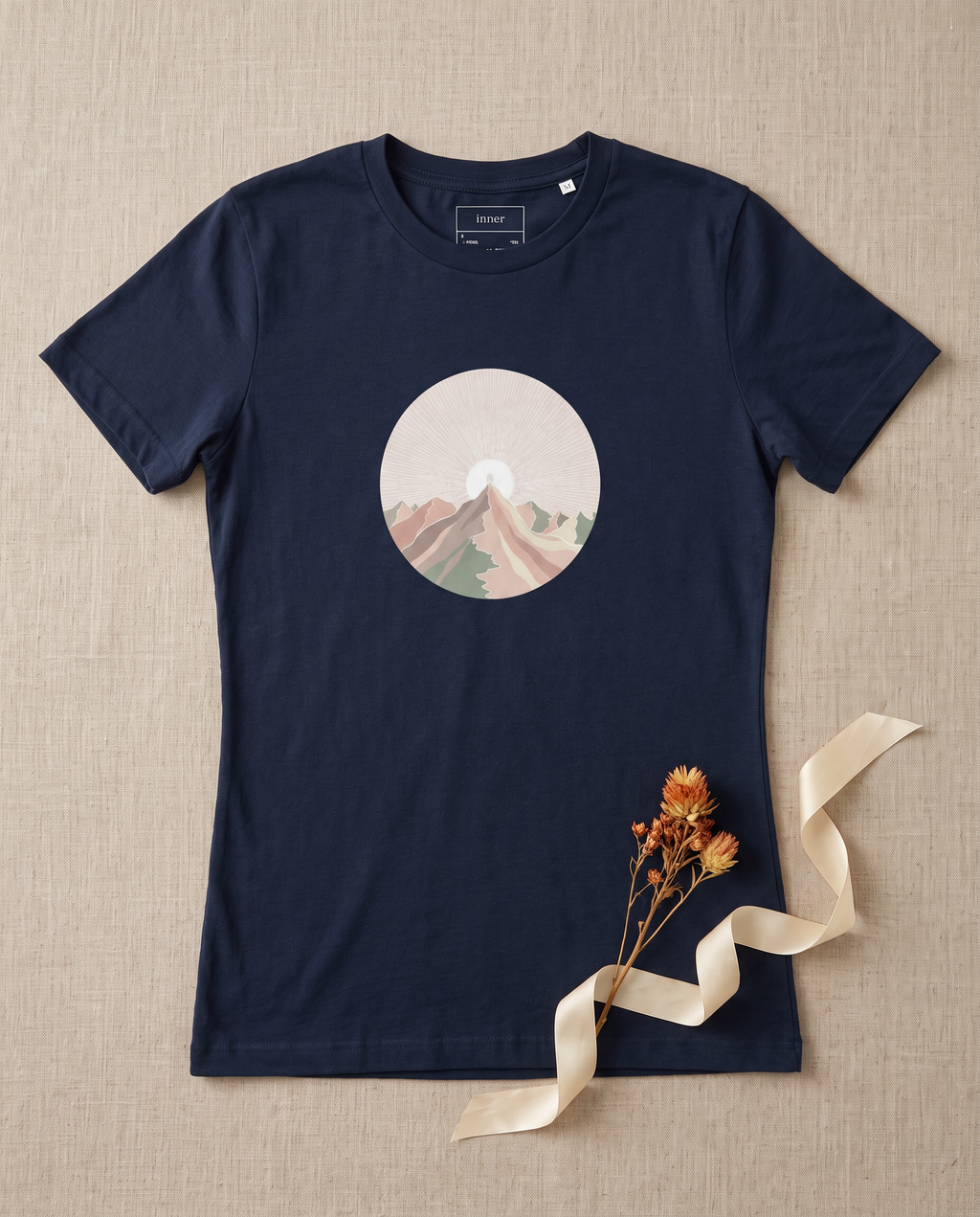 Sacred Path Tee - French Navy