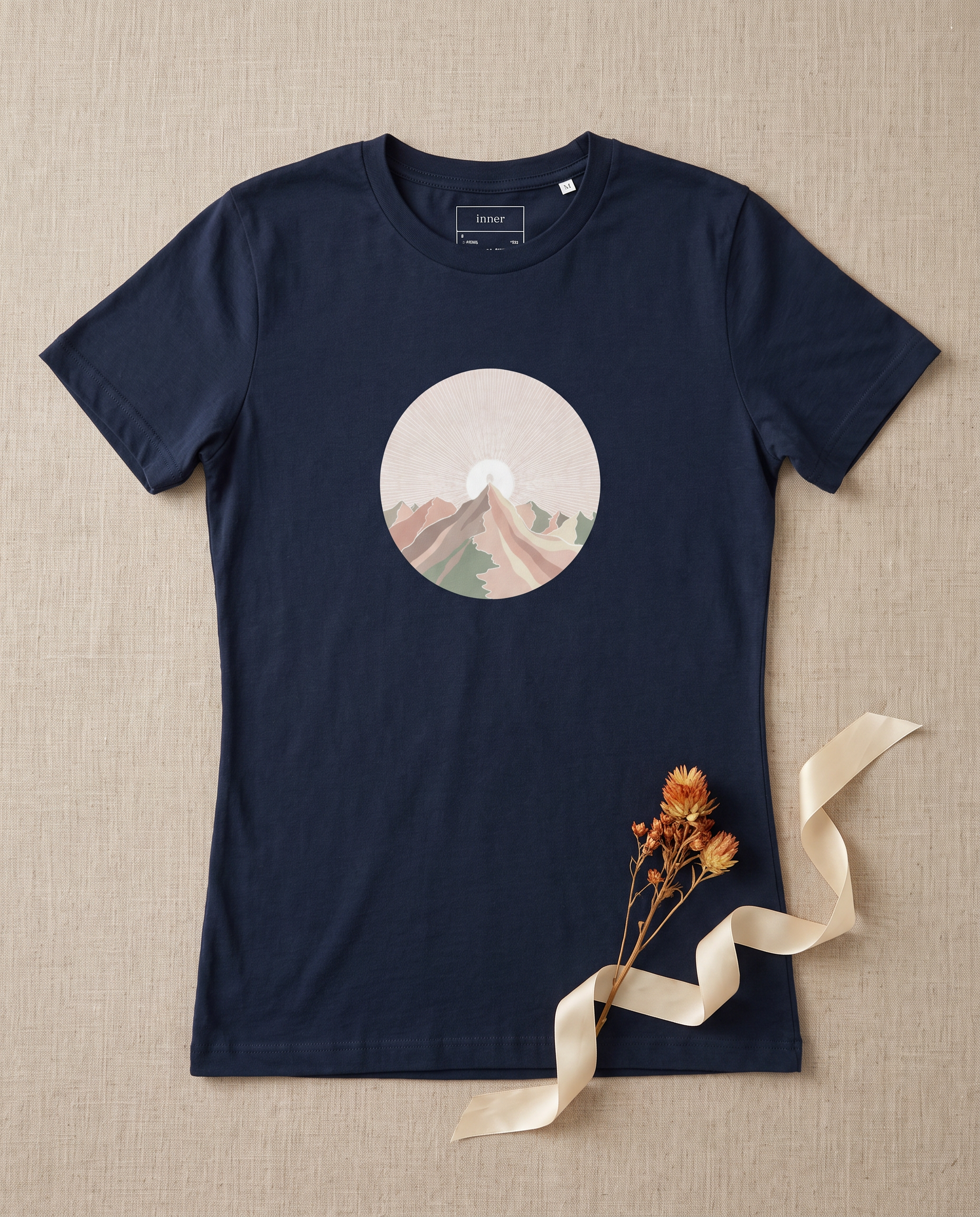 Sacred Path Tee - French Navy