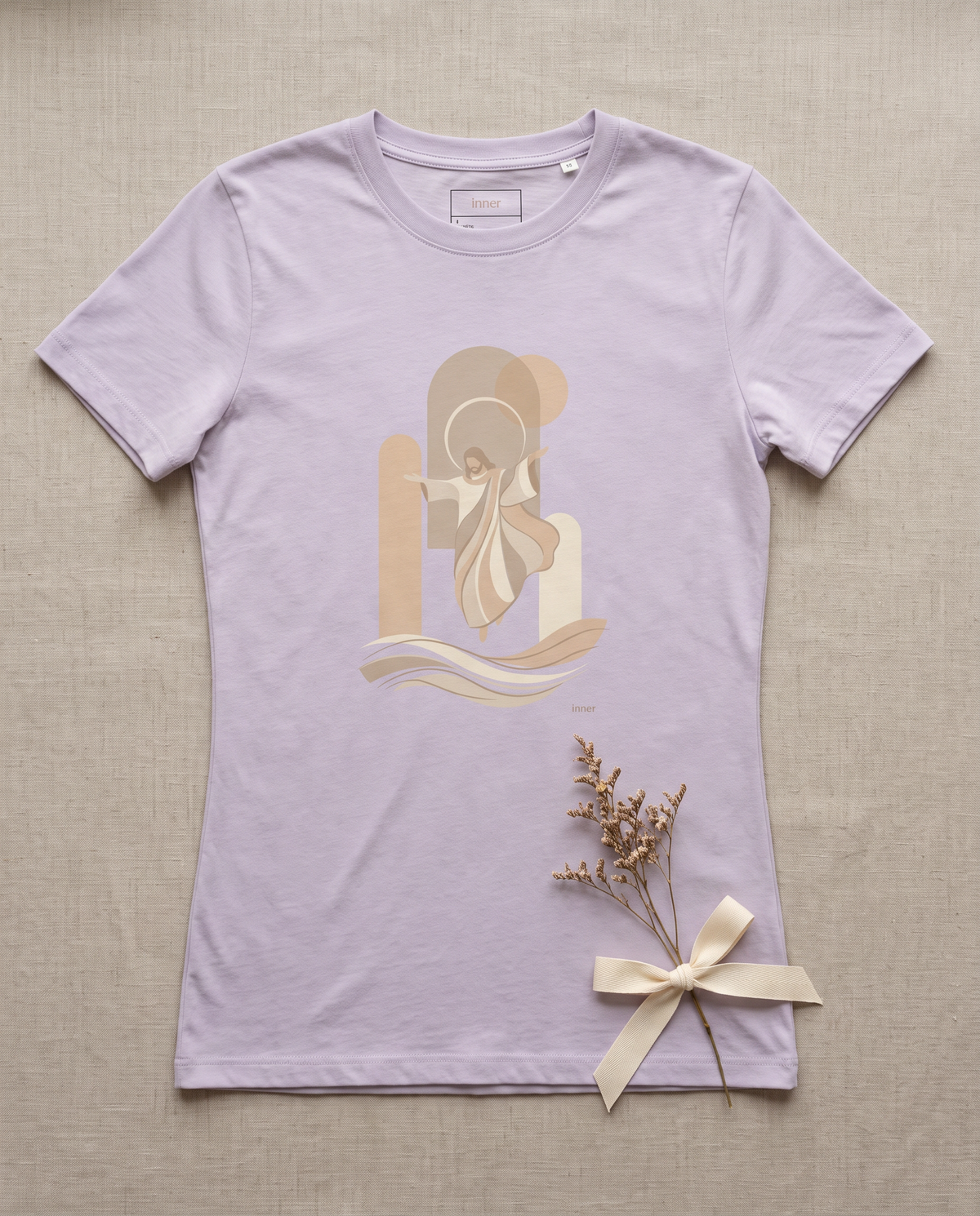 Risen in Glory Tee - Lavender