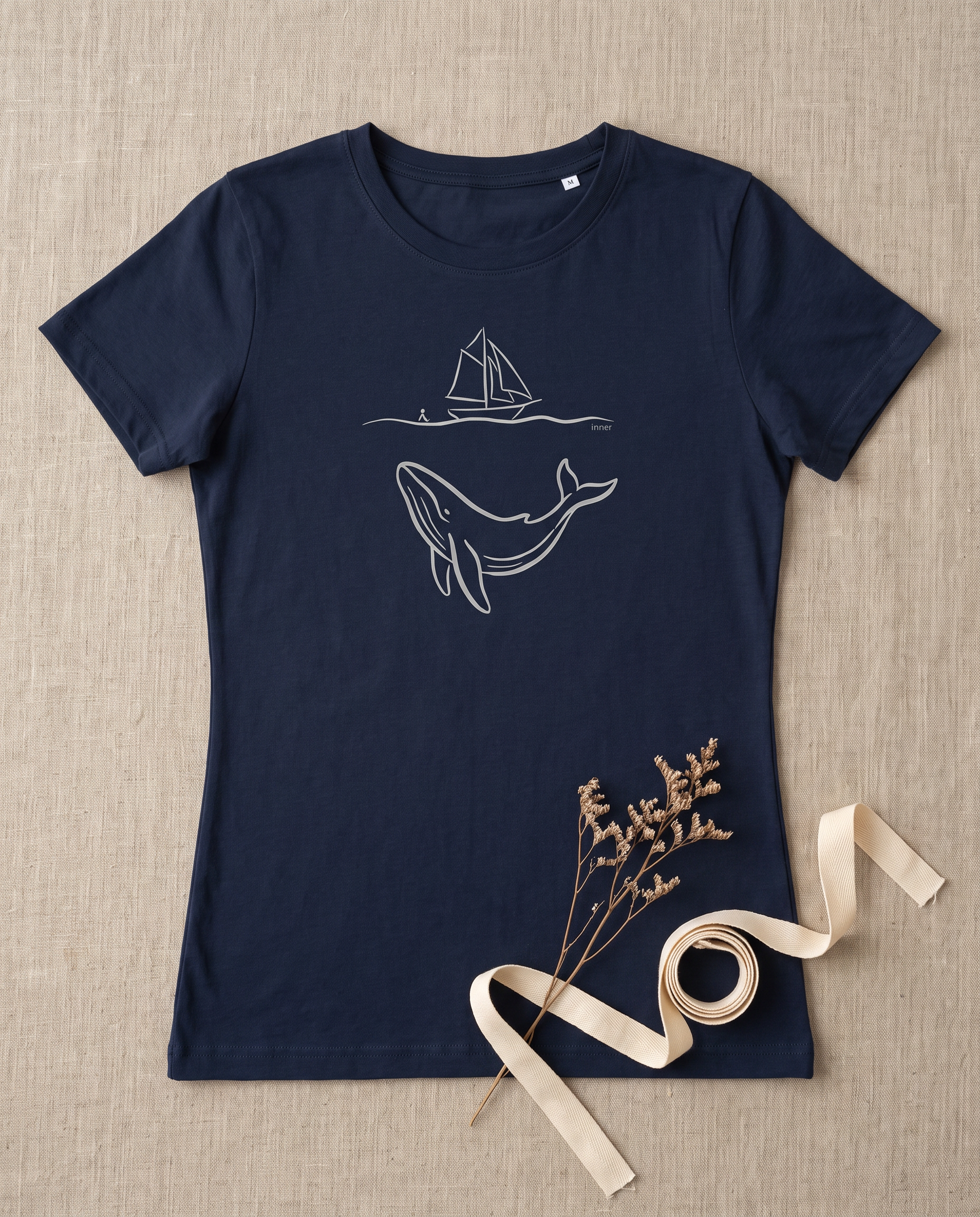 Soft Depth Tee - French Navy