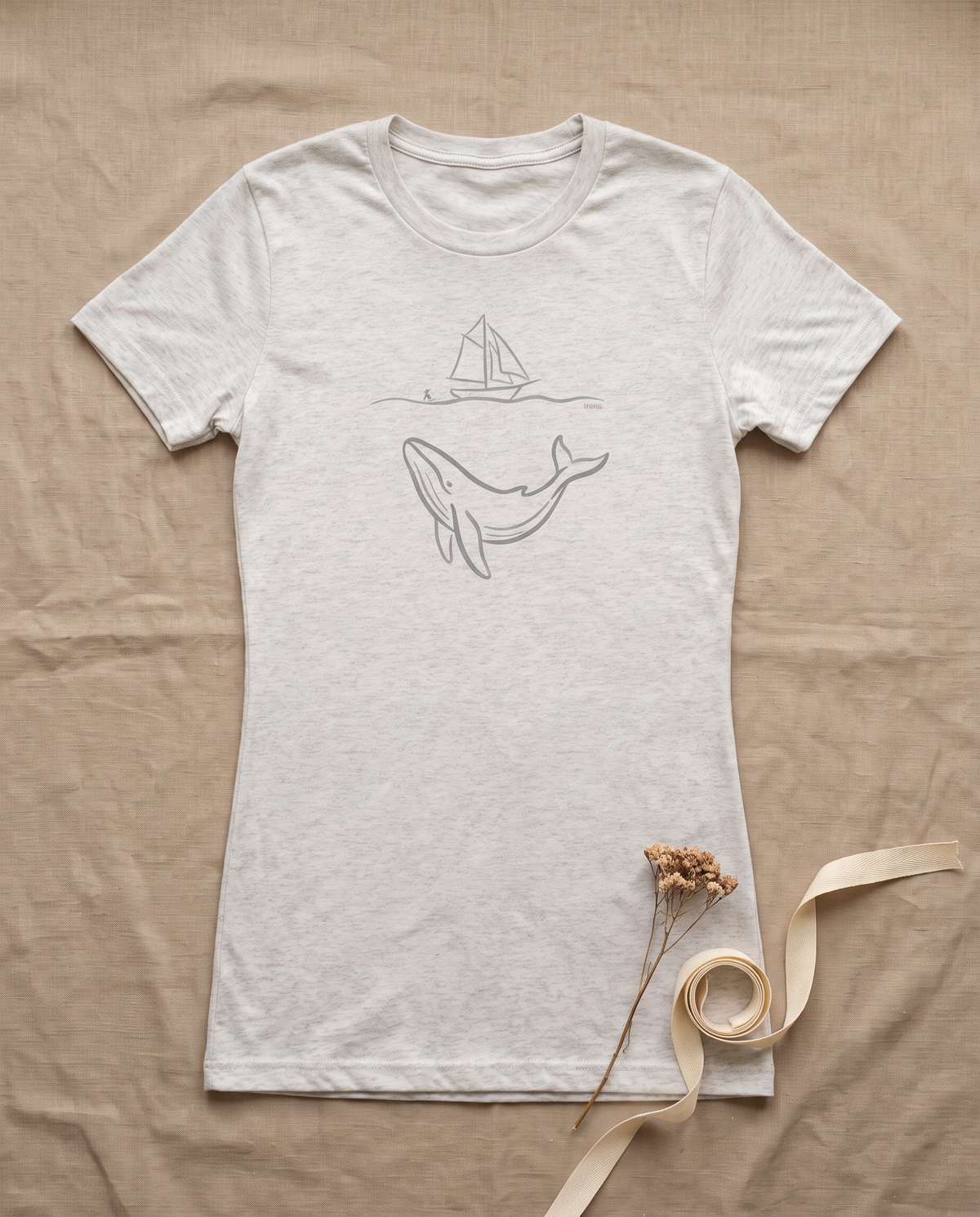 Soft Depth Tee - Cool Heather Grey