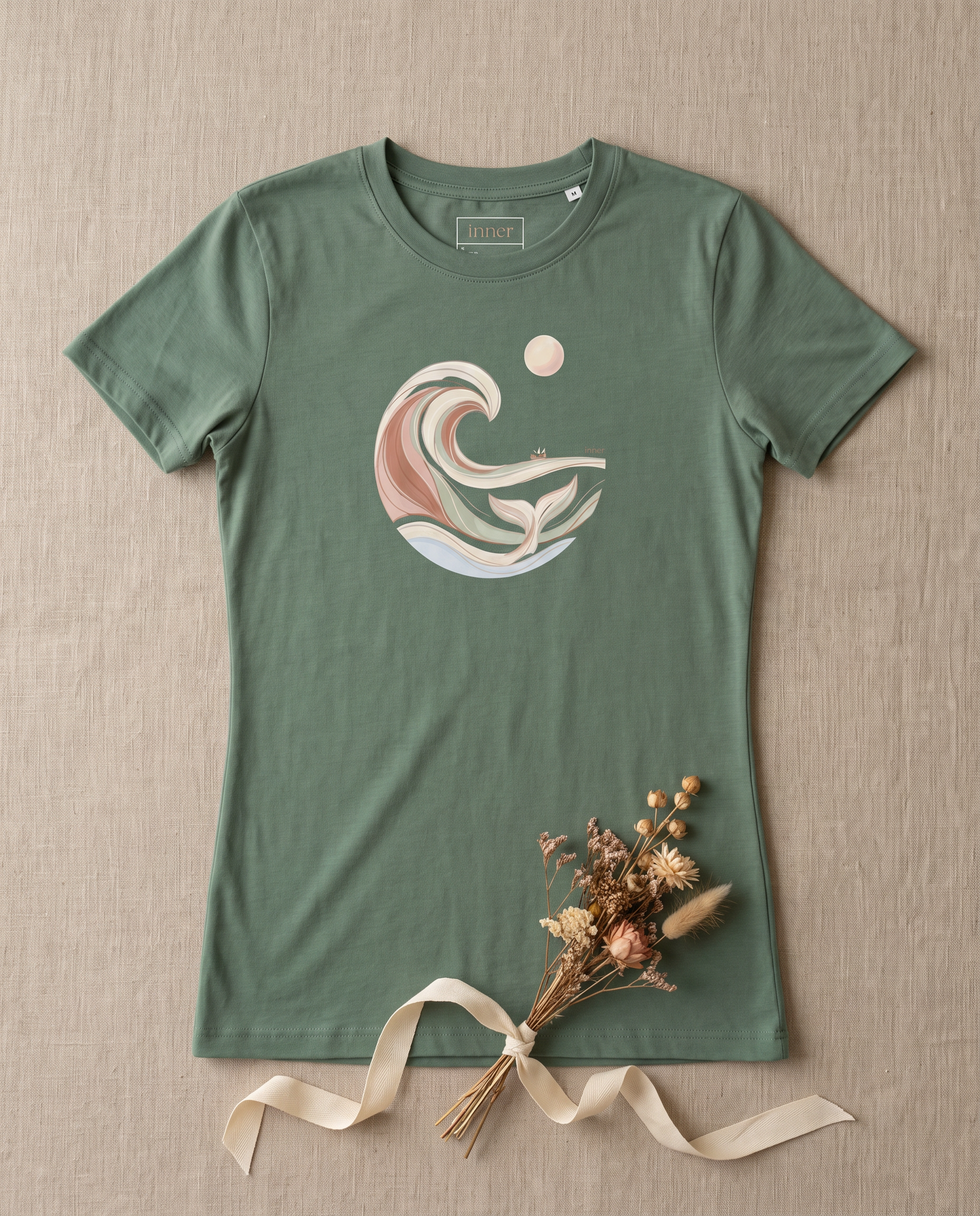 Moonlit Waves Tee - Green Bay