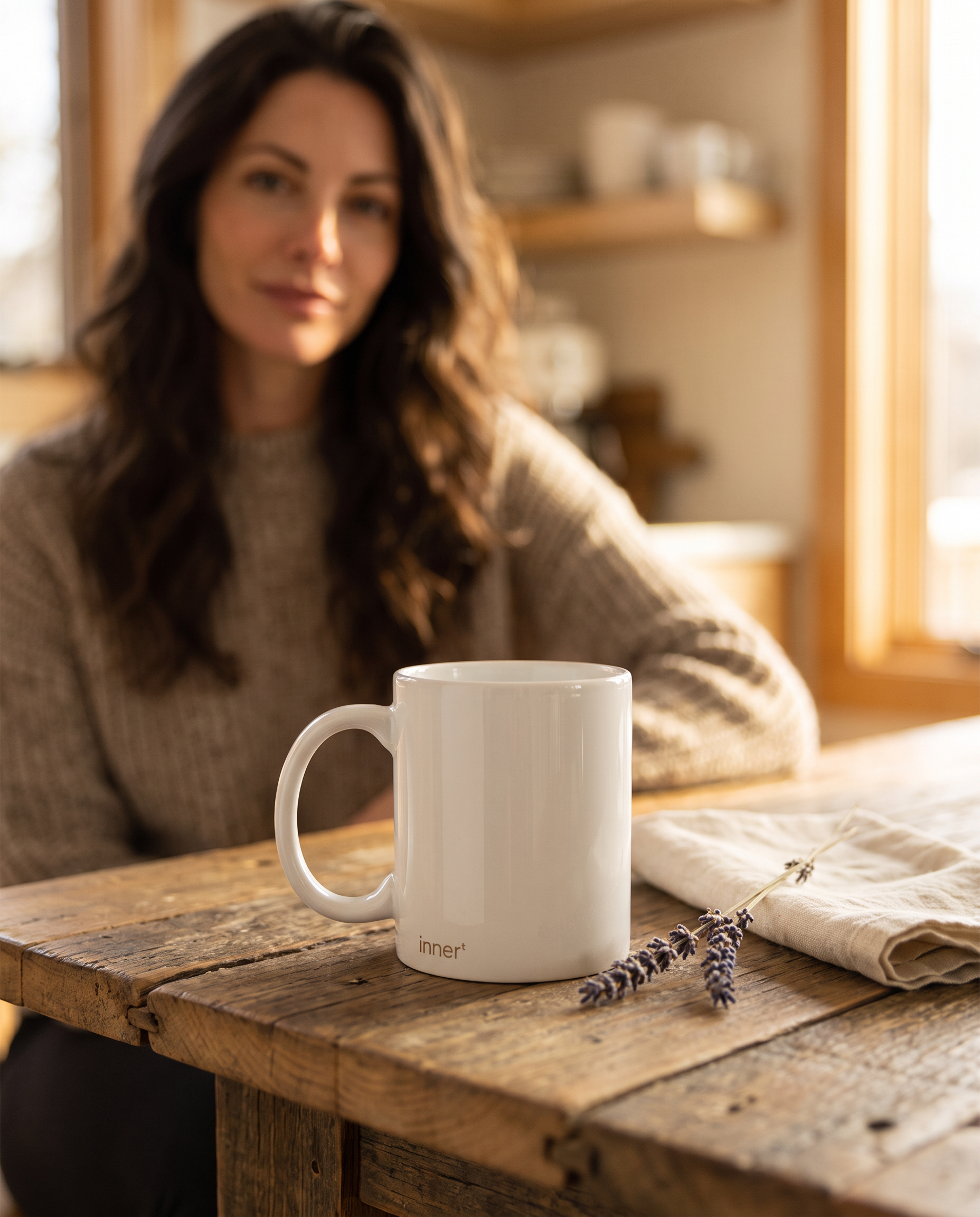 Gathered Flock Mug — styled lifestyle shot