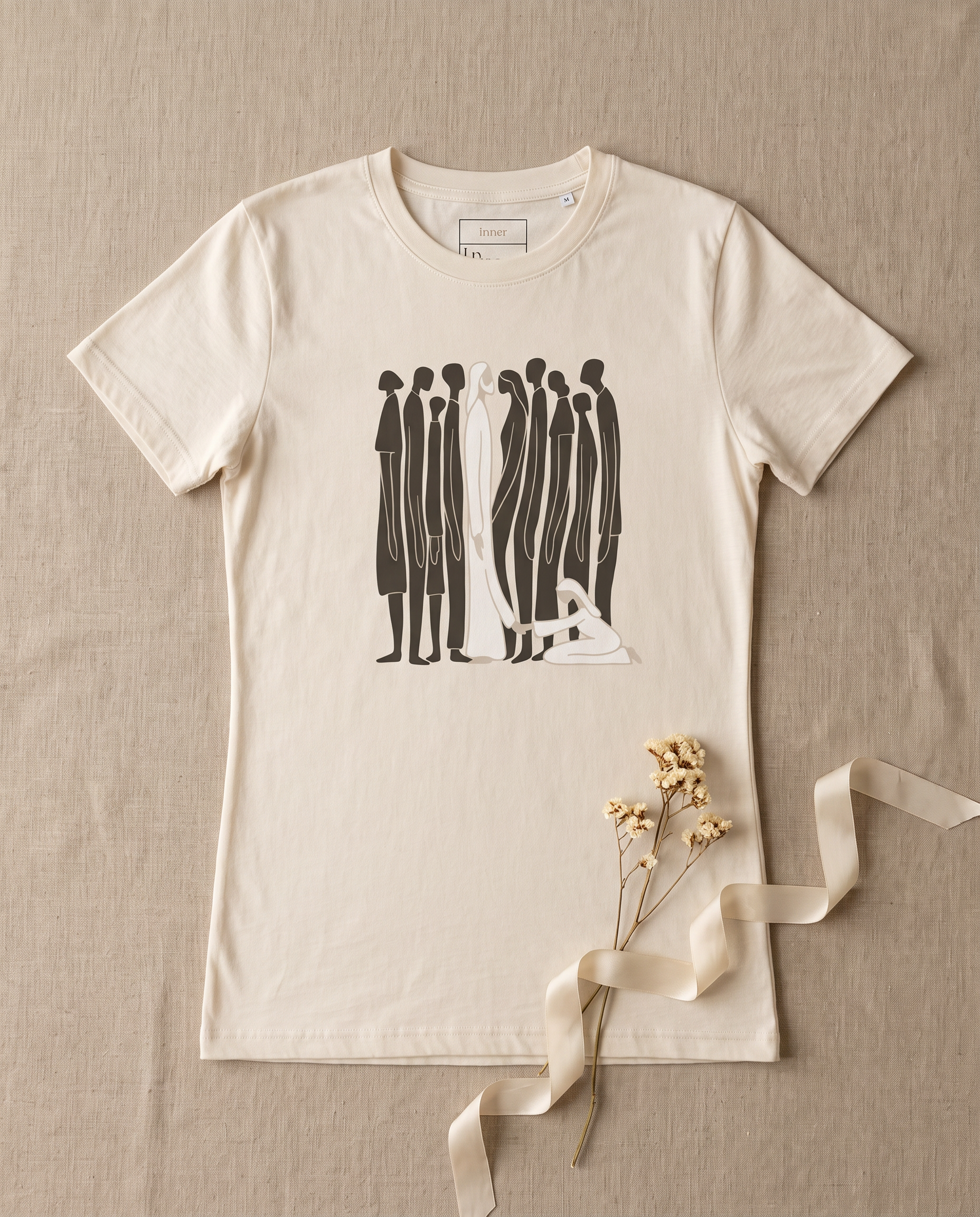 Faith that Heals Tee flatlay