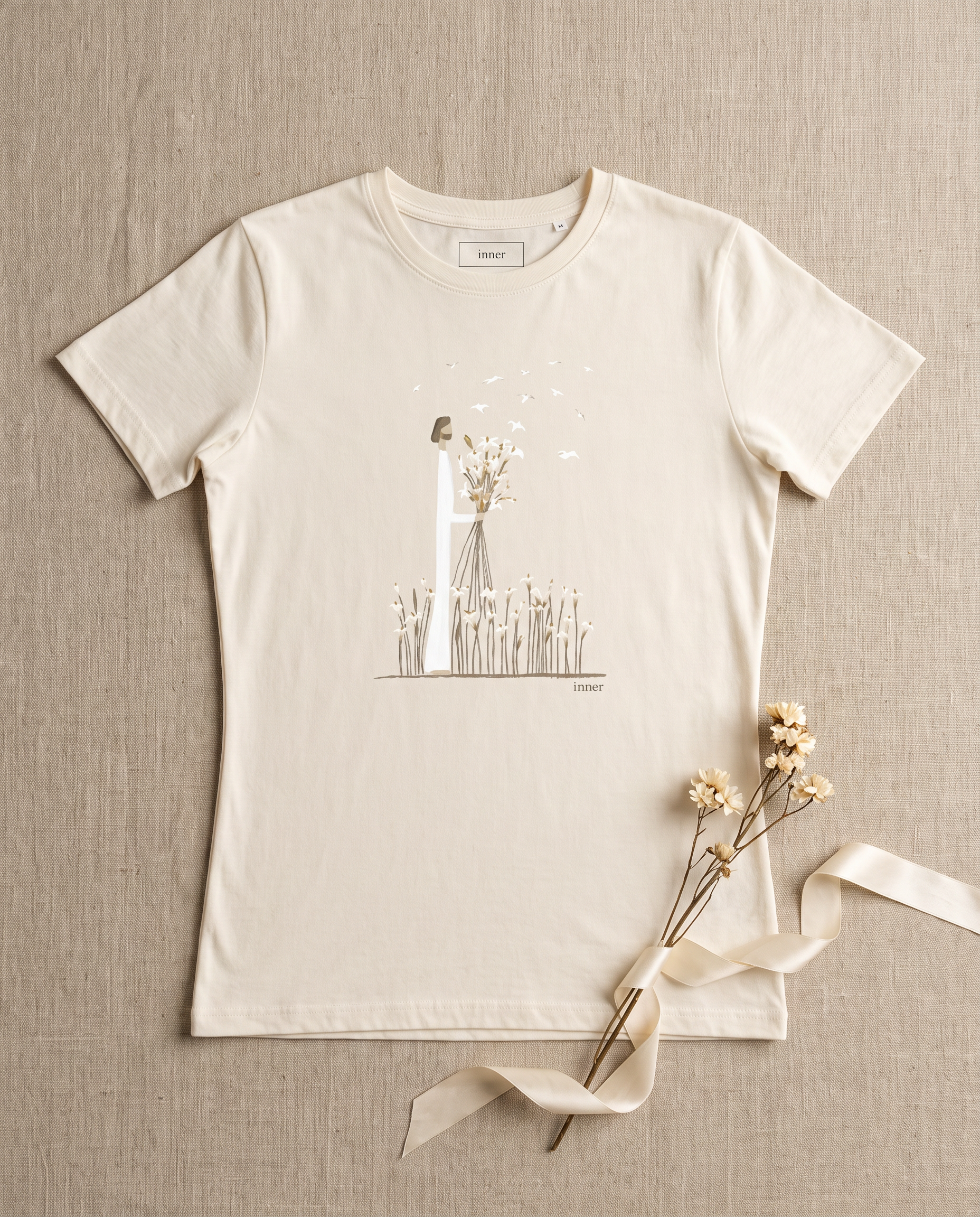 Garden of Praise Tee flatlay