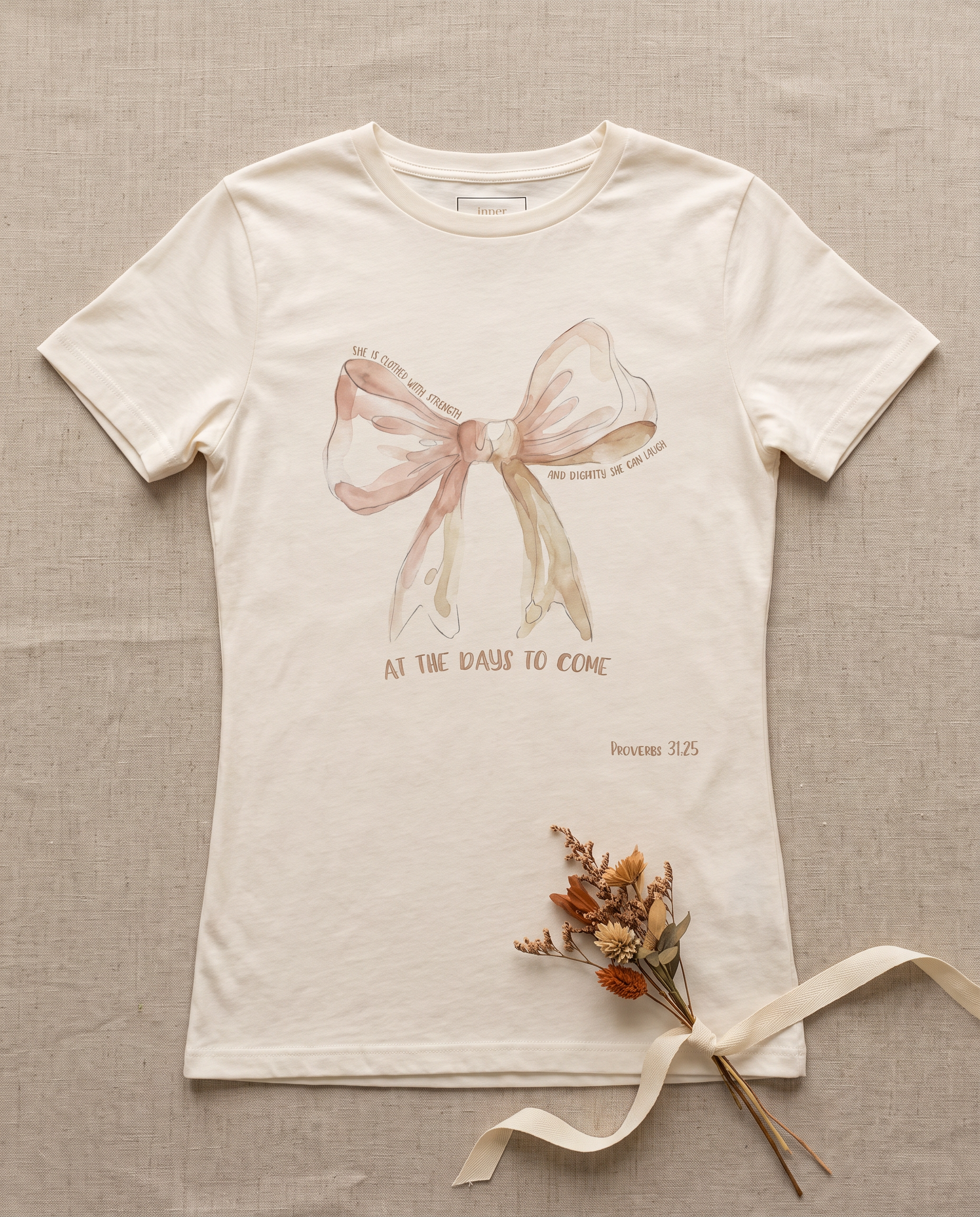 Graceful Strength Tee flatlay