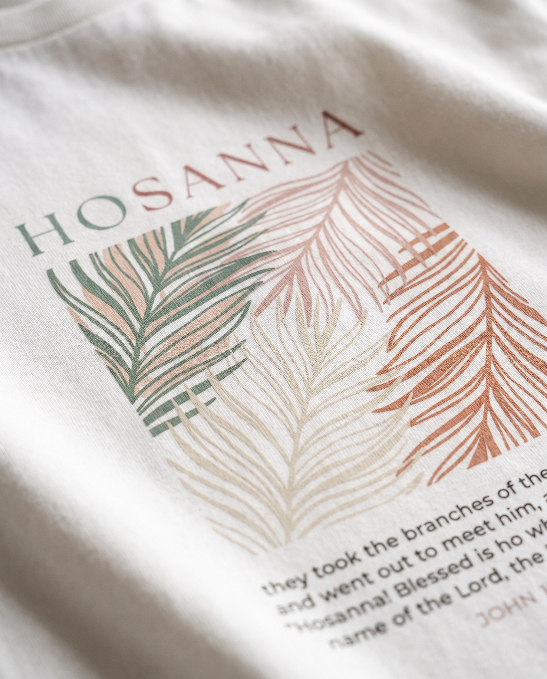 Hosanna to the King Tee closeup