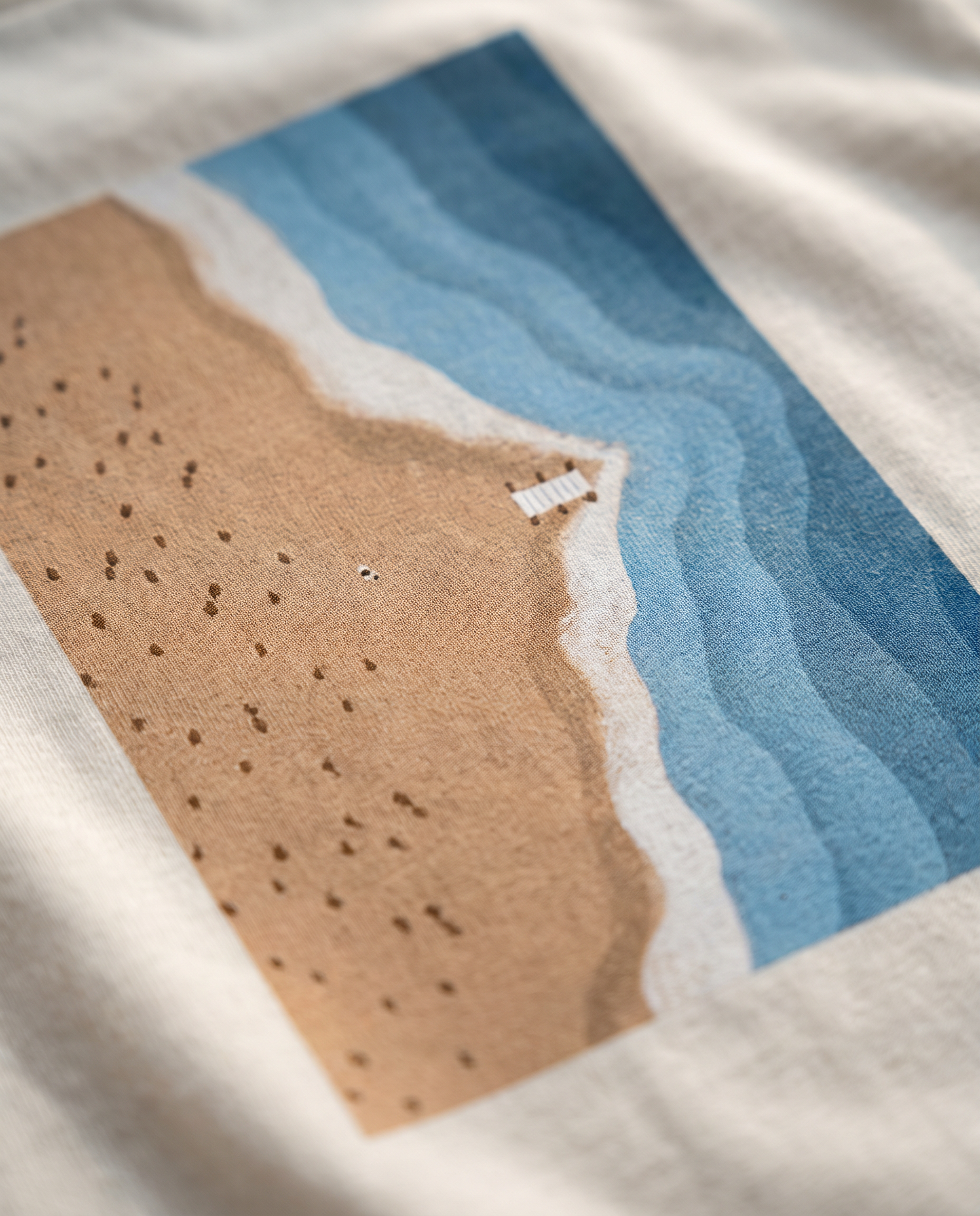 Opening the Sea Tee closeup