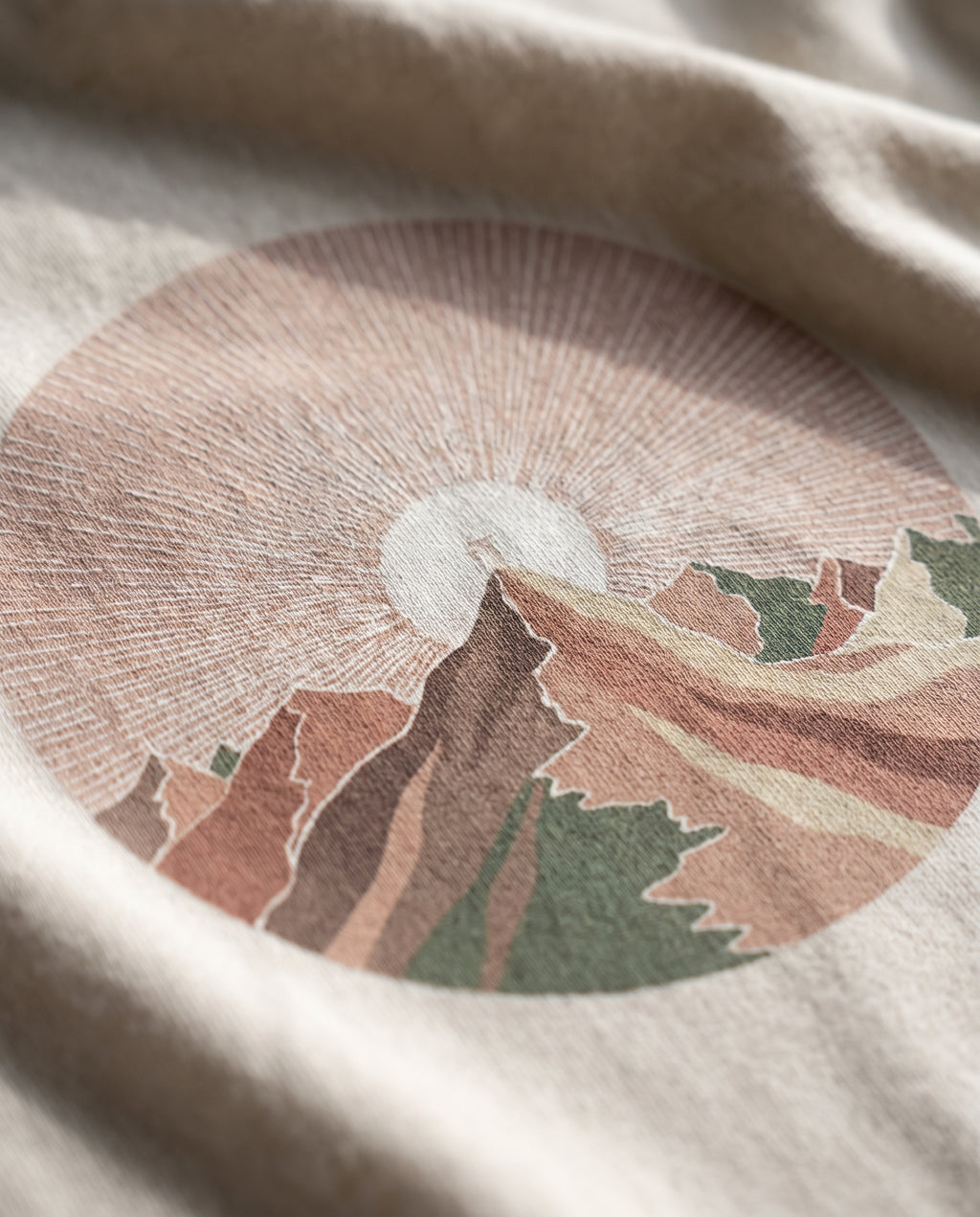 Sacred Path Tee closeup
