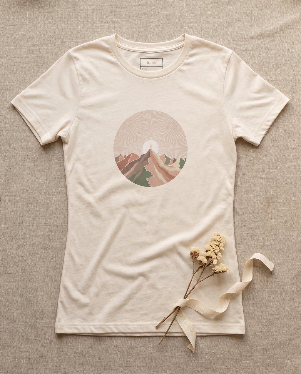 Sacred Path Tee flatlay
