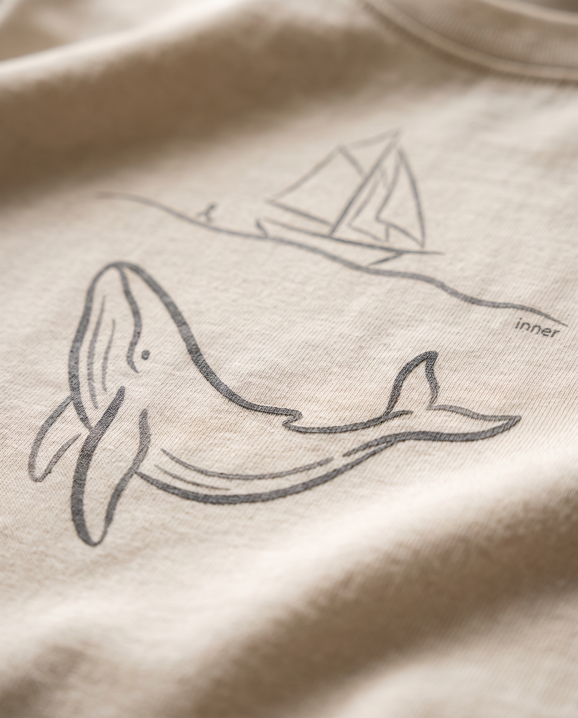 Soft Depth Tee closeup