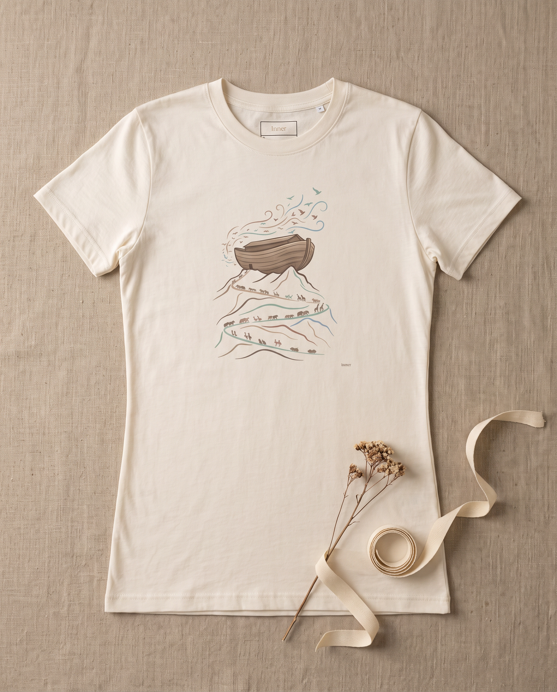 The Ark of Faith Tee flatlay