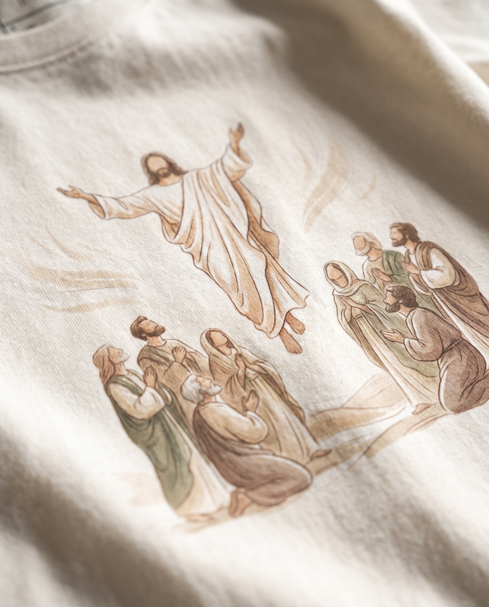 The Ascension Tee closeup