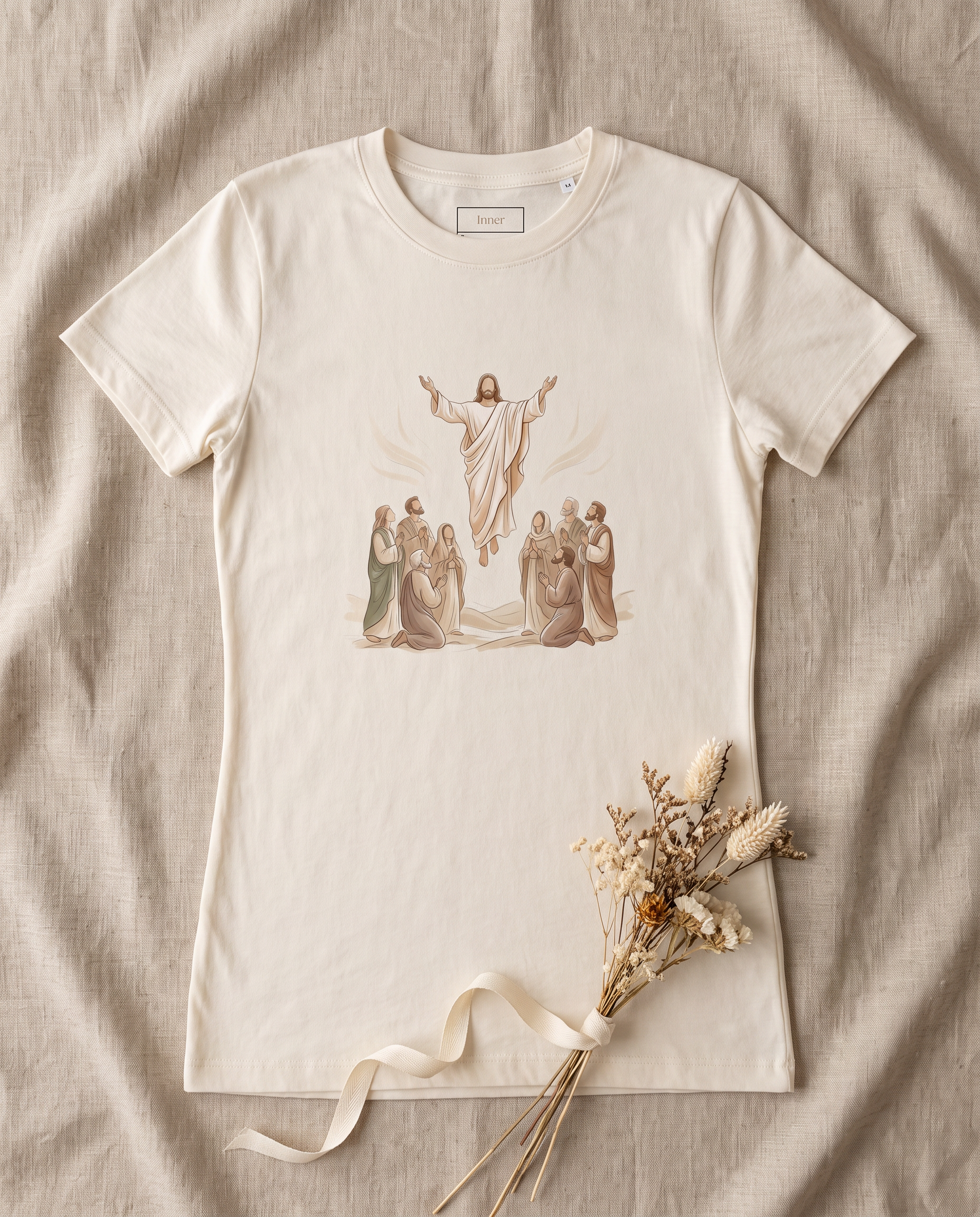 The Ascension Tee flatlay