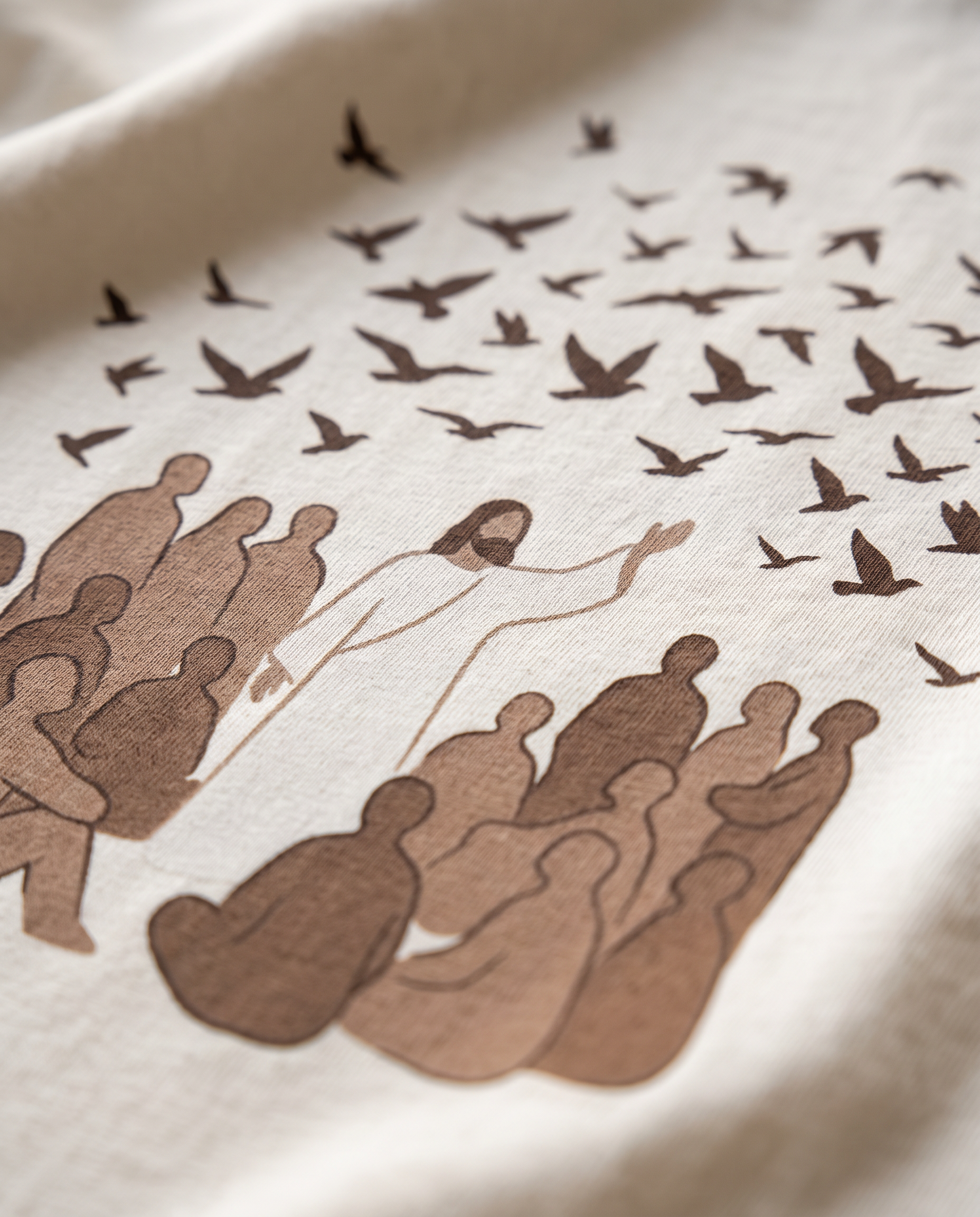 The Teacher Tee closeup