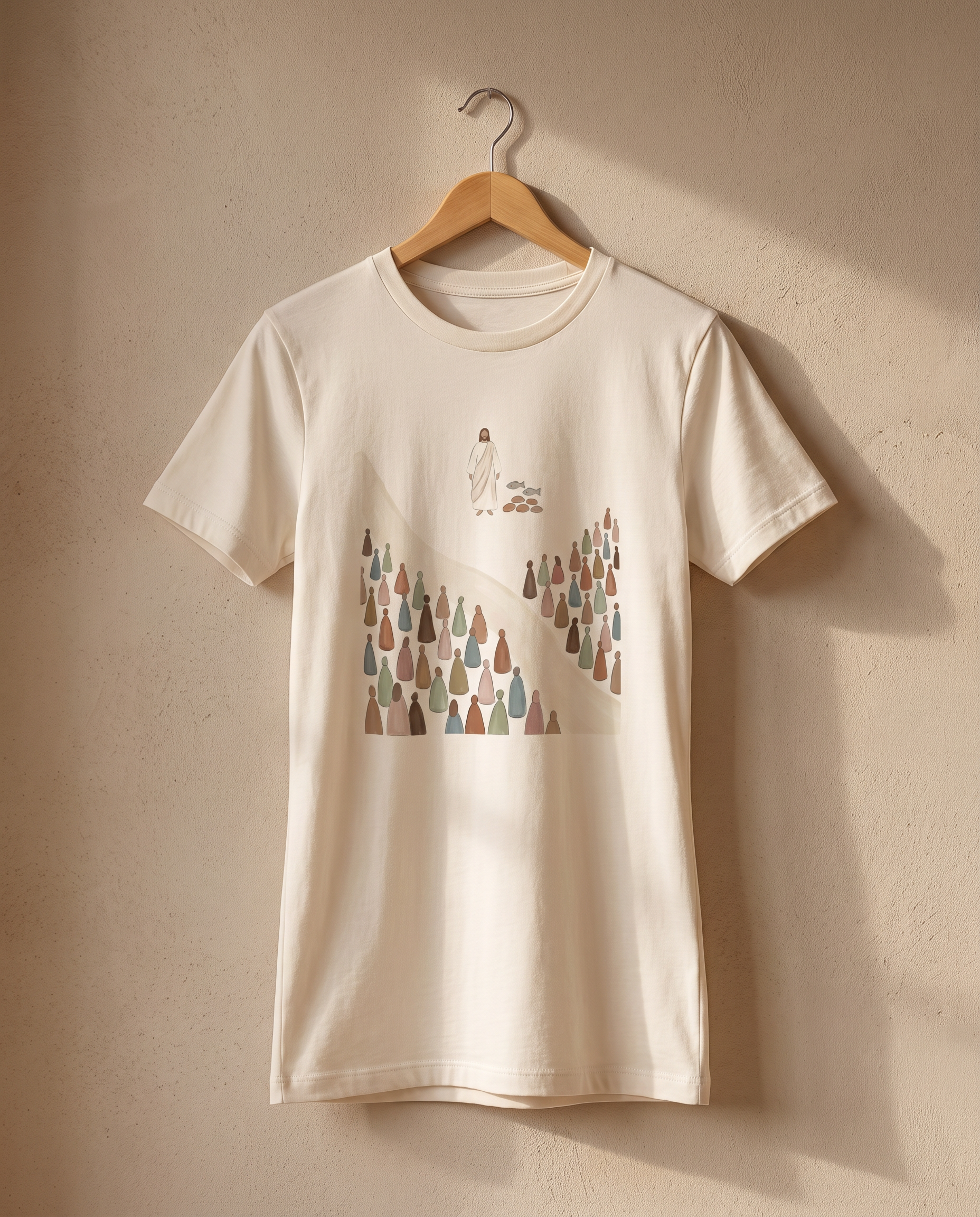 Walk With Him Tee hanger